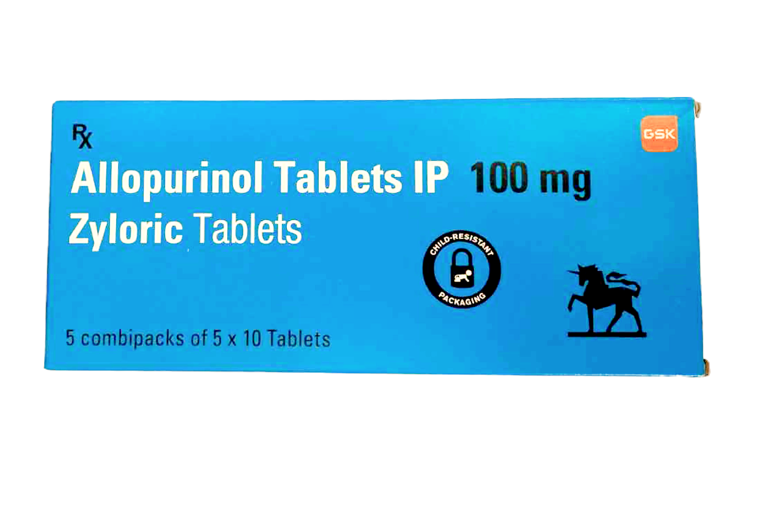 Zyloric 100mg Tablet