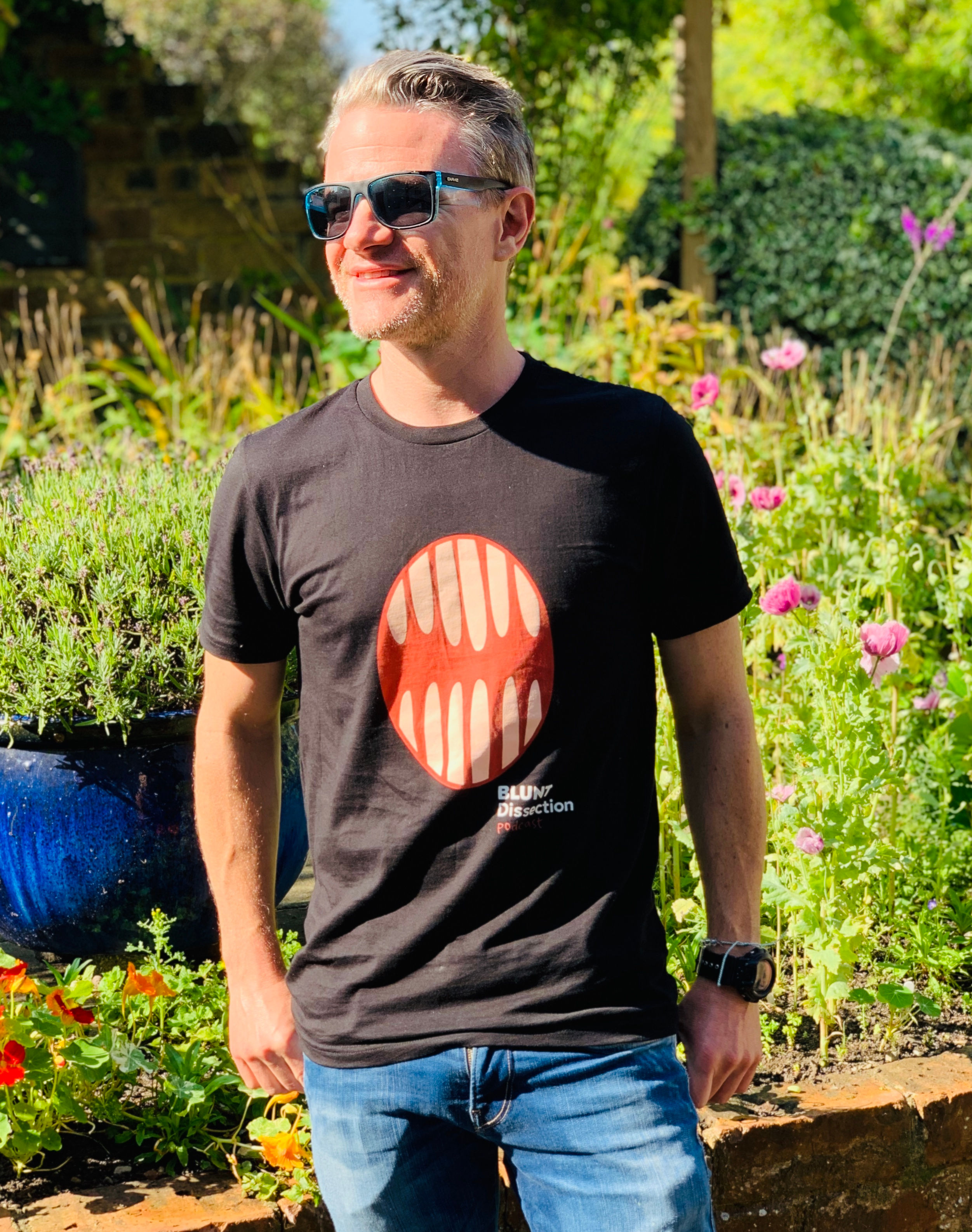 Blunt Dissection Podcast Chattering Teeth Logo T-Shirt (Unisex)