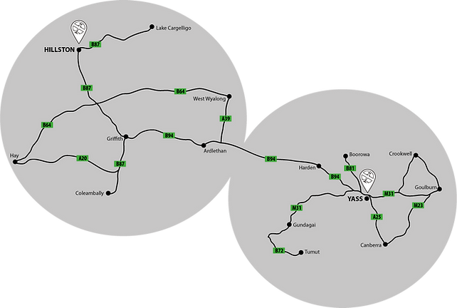 Kidman Aviation service areas and locations