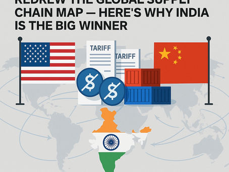 🚨 The US-China Tariff War Just Redrew the Global Supply Chain Map: Why India Is the Big Winner