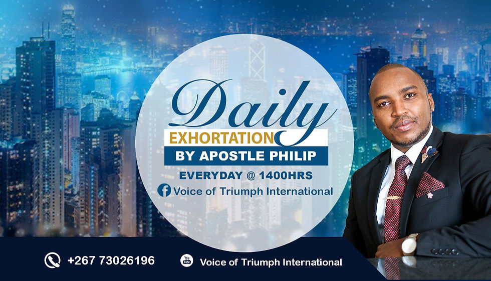 DAILY EXHORTATION