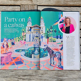 'Party on a Canvas' Sussex Life Feature by Faye Bartle