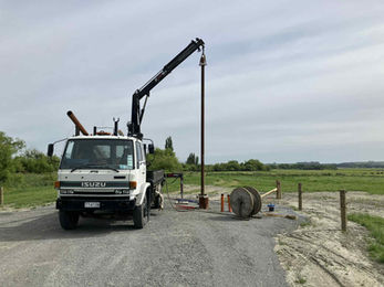 Southern Drilling test pumping a bore in Clydlevale.