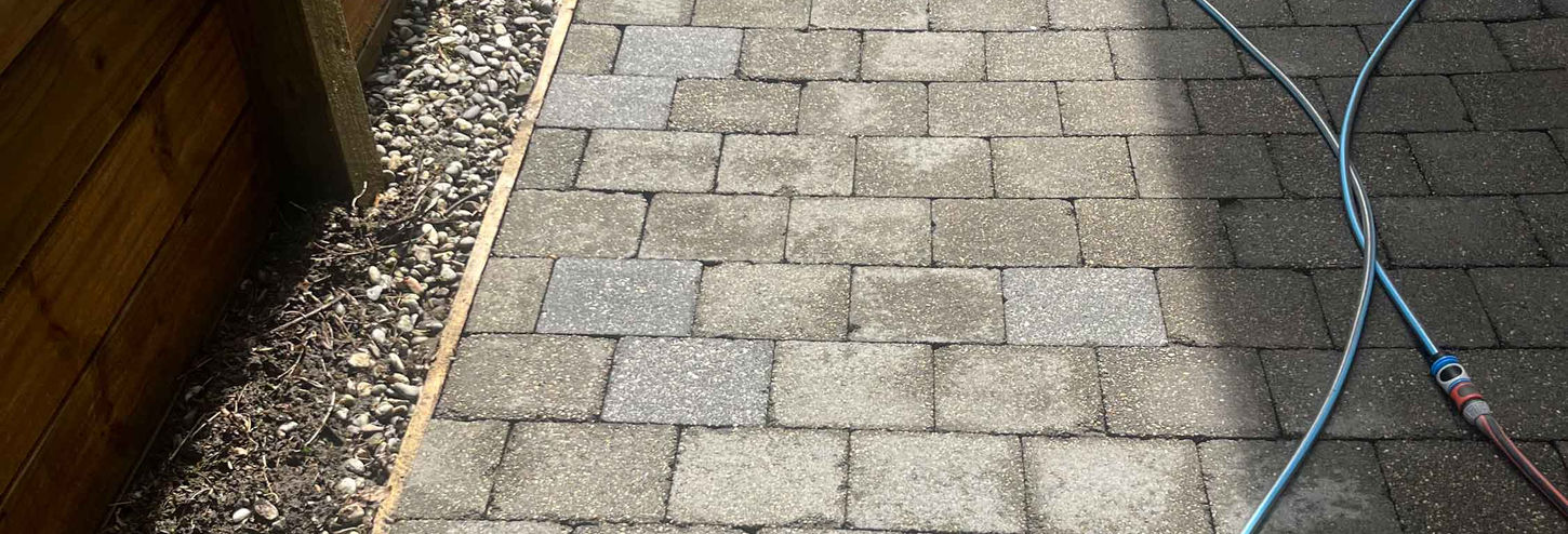 Clean pavers in Saint Clair after a clean by Blast Off Otago