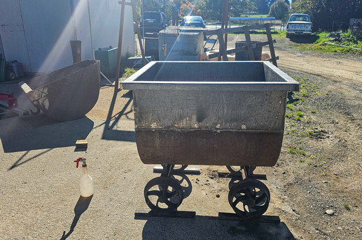 Clay Cart - Garden Ornament