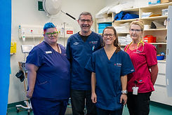 The team in the Emergency Department of Gore Hospital