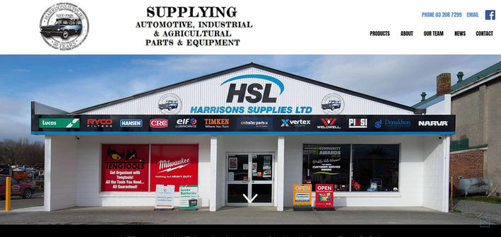 The shop front of HSL in Gore as photographed by Natwick