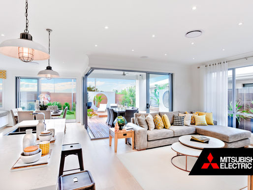 Ventilation in a modern home's living room.