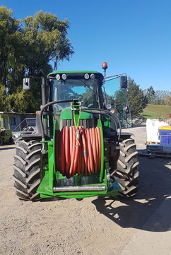 Drain Tile Cleaner Hose Reel