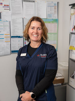 Portrait of nurse in a medical practice.