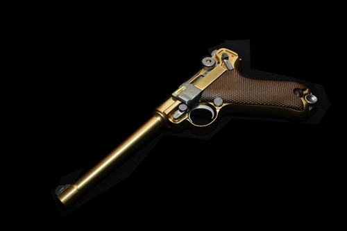 LUGER P08 ミッドナイトゴールド タナカ ルガー P08 ミッドナイトゴールド ガスガン マック堺の
