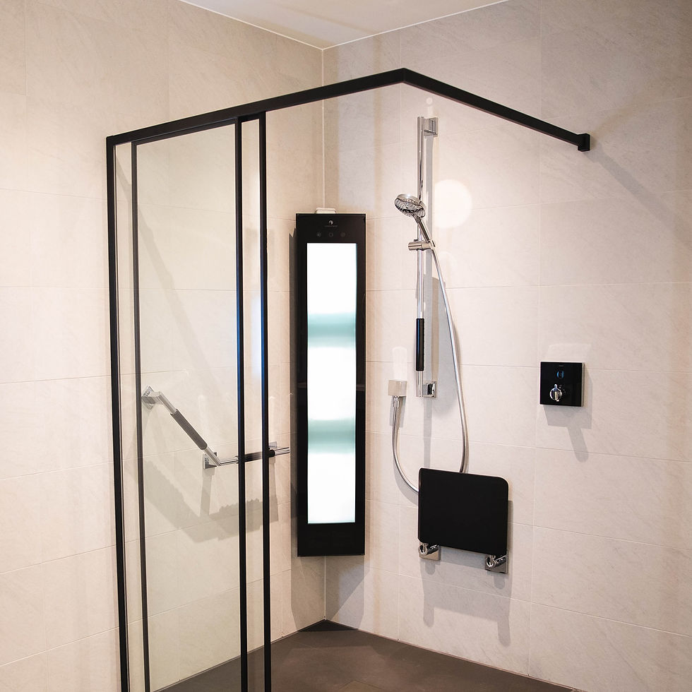 Sunshower Combi Black v kupelni