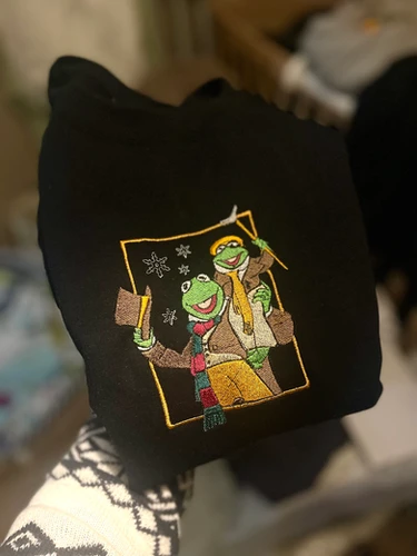 Kermit Muppets Christmas Carol Sweater Tee Mysite