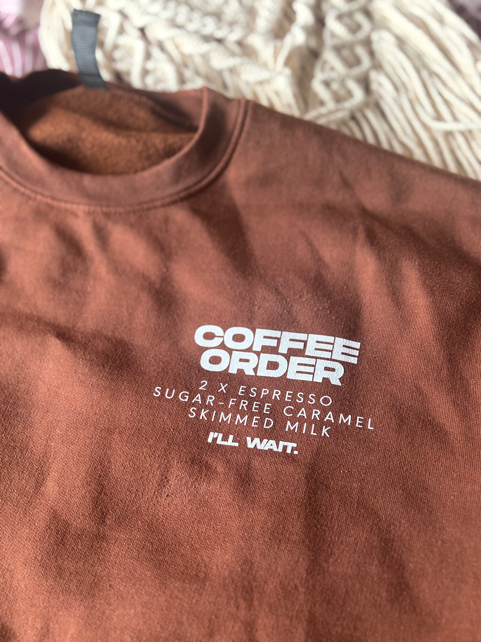 Thumbnail: Coffee Order Custom Printed Sweater / Tee