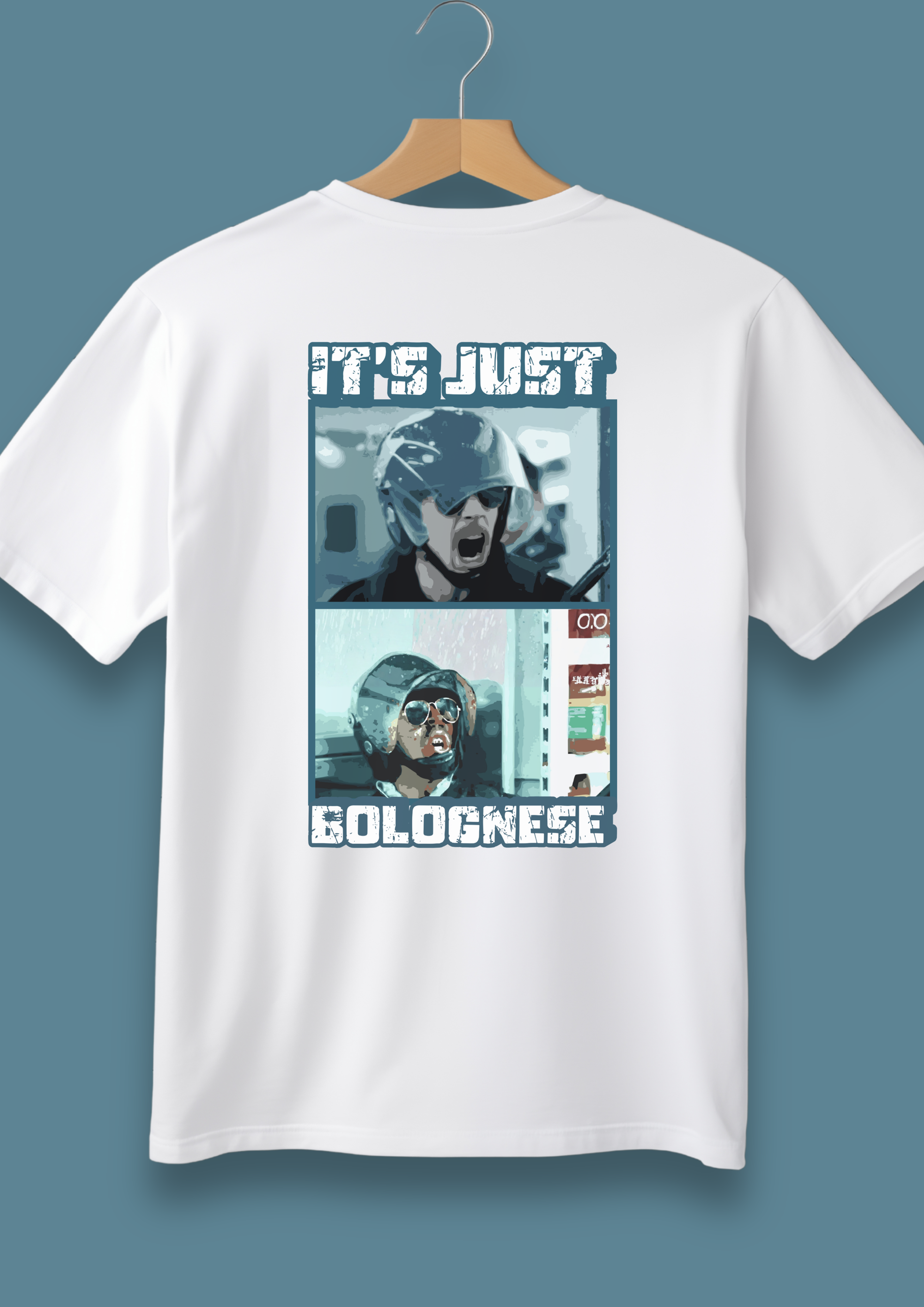 The Andy's - Just Bolognese - Hot Fuzz Quote - Printed Sweatshirt / Hoodie