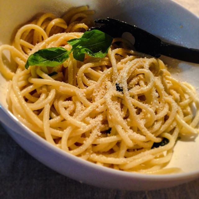 Lemon & Basil Spaghetti