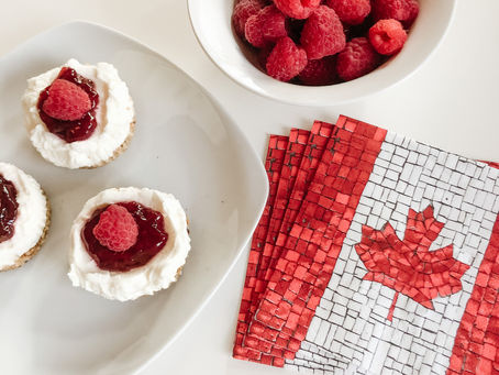 Canada Day Mini Cheesecakes!