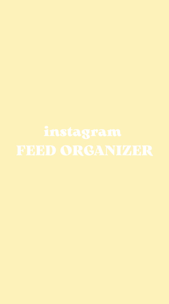 feed organizer