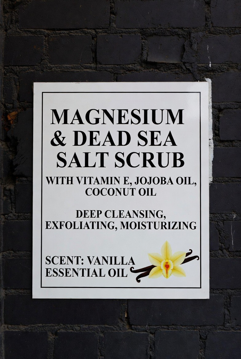 Magnesium & Dead Sea Salt Body Scrub