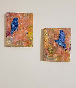 Happy (快樂) 2019_Diptych__1) Faai - 8x10 