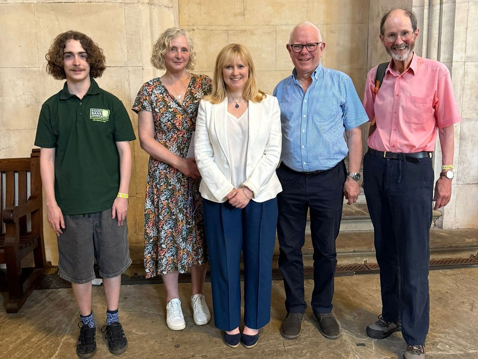 Rosie with Martin, Peter, Angela and Dylan