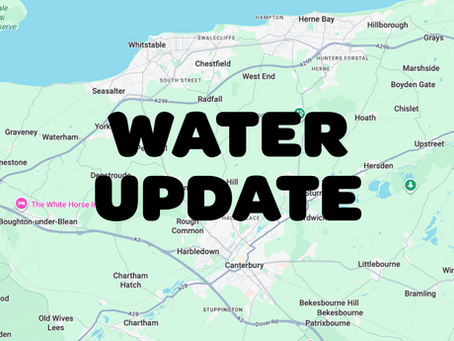 WATER UPDATE: 4th August 2025