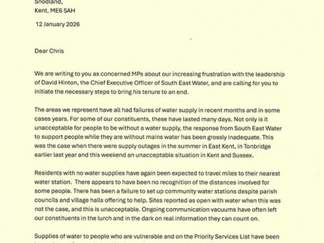 Rosie demands proper accountability for South East Water