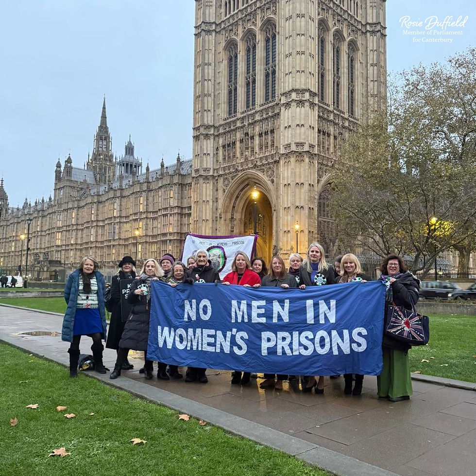 Rosie calls for No Men in Women's Prisons