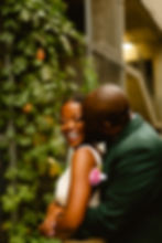 Candid outdoor wedding portrait of a laughing couple captured by The Jean-Marie Brothers.