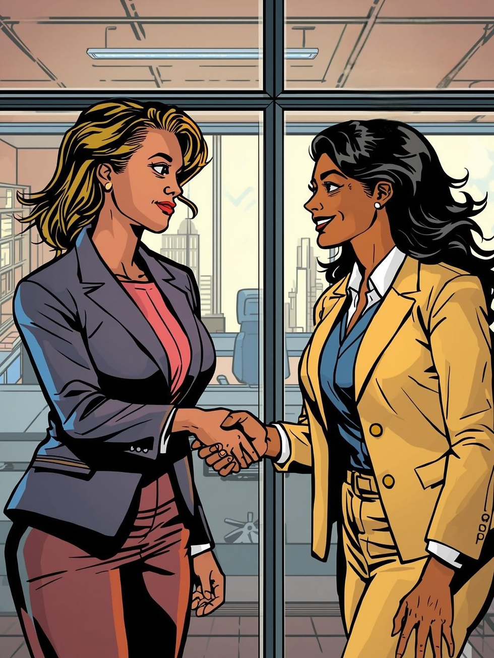 POW Marketing Handshake