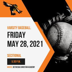 Varsity Baseball Game Night - May 28, 2021