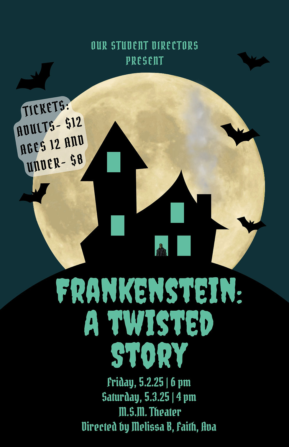 Frankenstein: A Twisted Story - Saturday