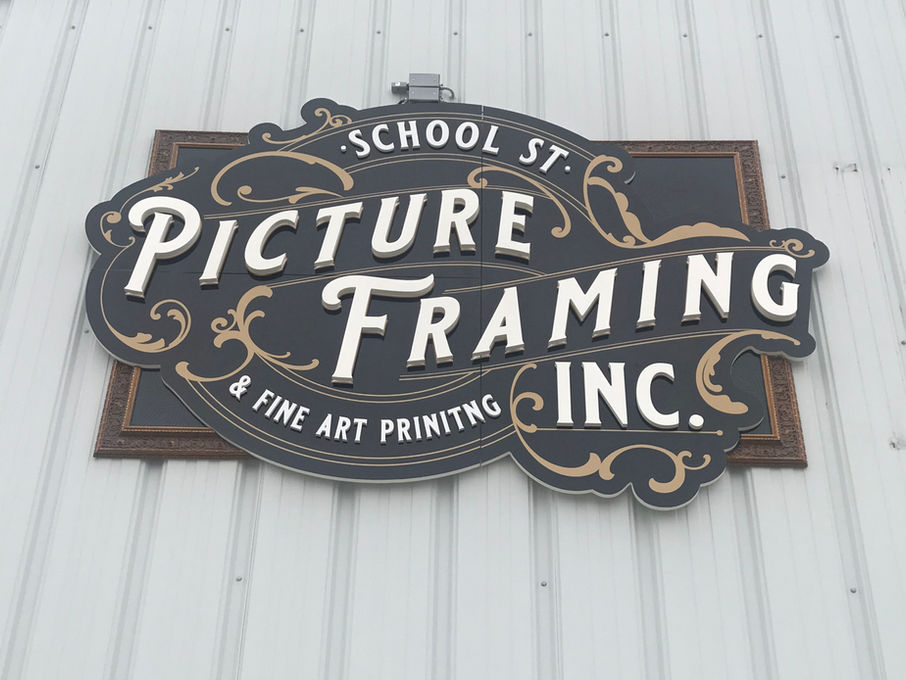 architectural dimensional sign