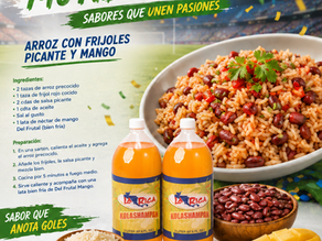 World Cup Recipe: Spicy Rice and Beans with Mango, Paired with La Rica Kolashampan