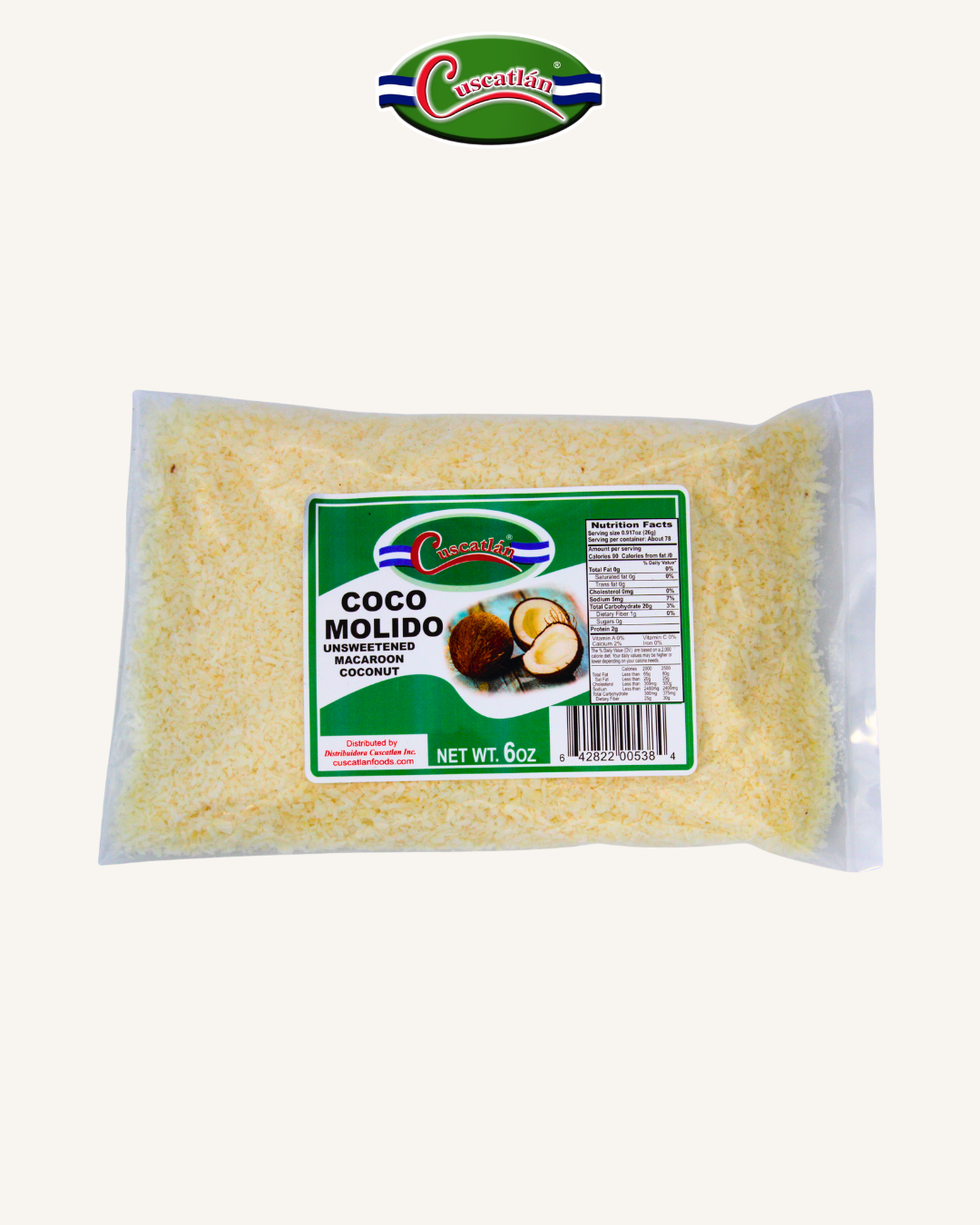 Cuscatlan Coco Molido 12/6 Oz