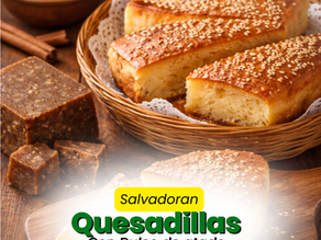 🧀🍯 Salvadoran Sweet Cheese Quesadilla with Rice Flour & Dulce de Atado