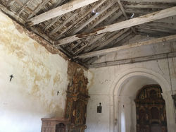 Vista del muro del Evangelio