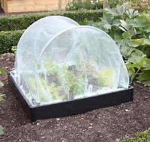 Enviromesh insect netting used at Slopefield allotments