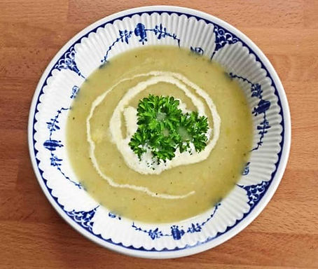 Leek and potato soup