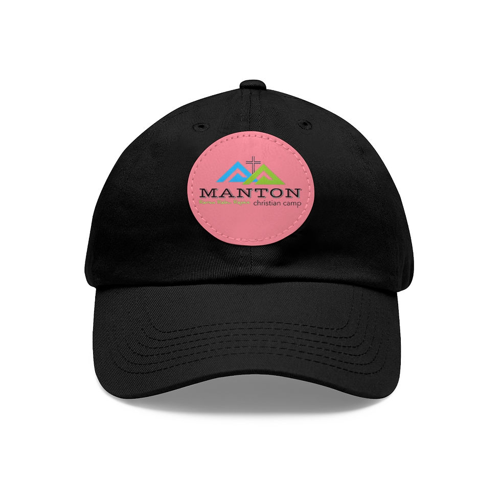 Thumbnail: Hat with Round Leather Patch