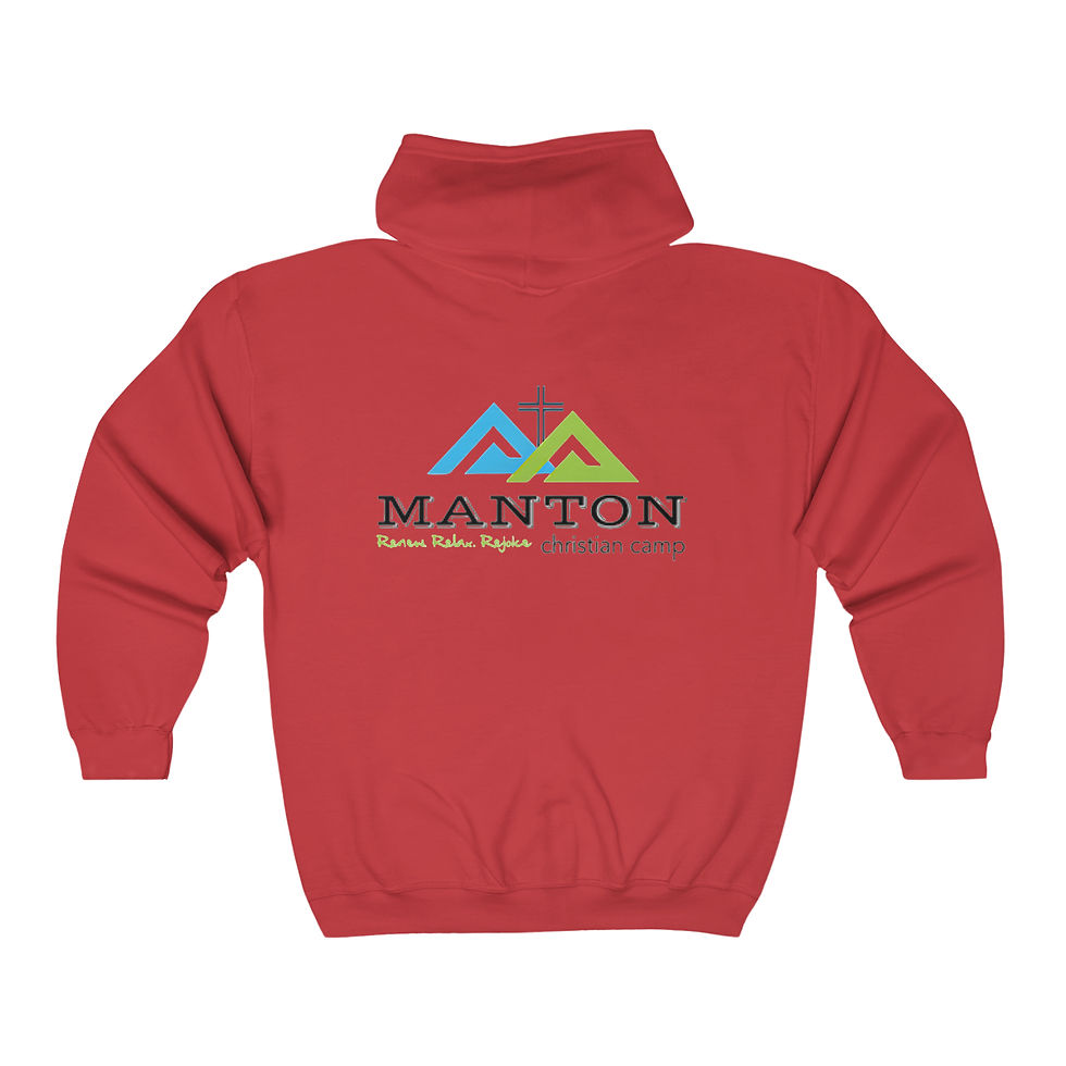 Thumbnail: Heavy Blend™ Full Zip Hooded Sweatshirt - Logo On Back