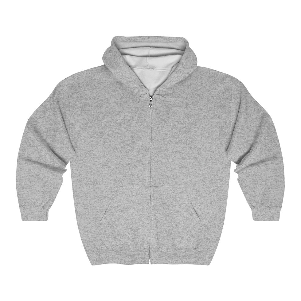 Thumbnail: Heavy Blend™ Full Zip Hooded Sweatshirt - Logo On Back