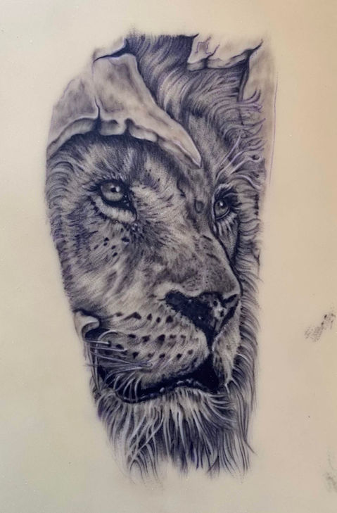 Tattoo auf Kunsthaut
