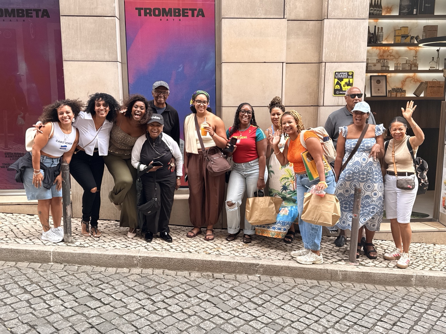 Group Brunch at Tanoa — guests at Tanoa Café in Bairro Alto, Lisbon