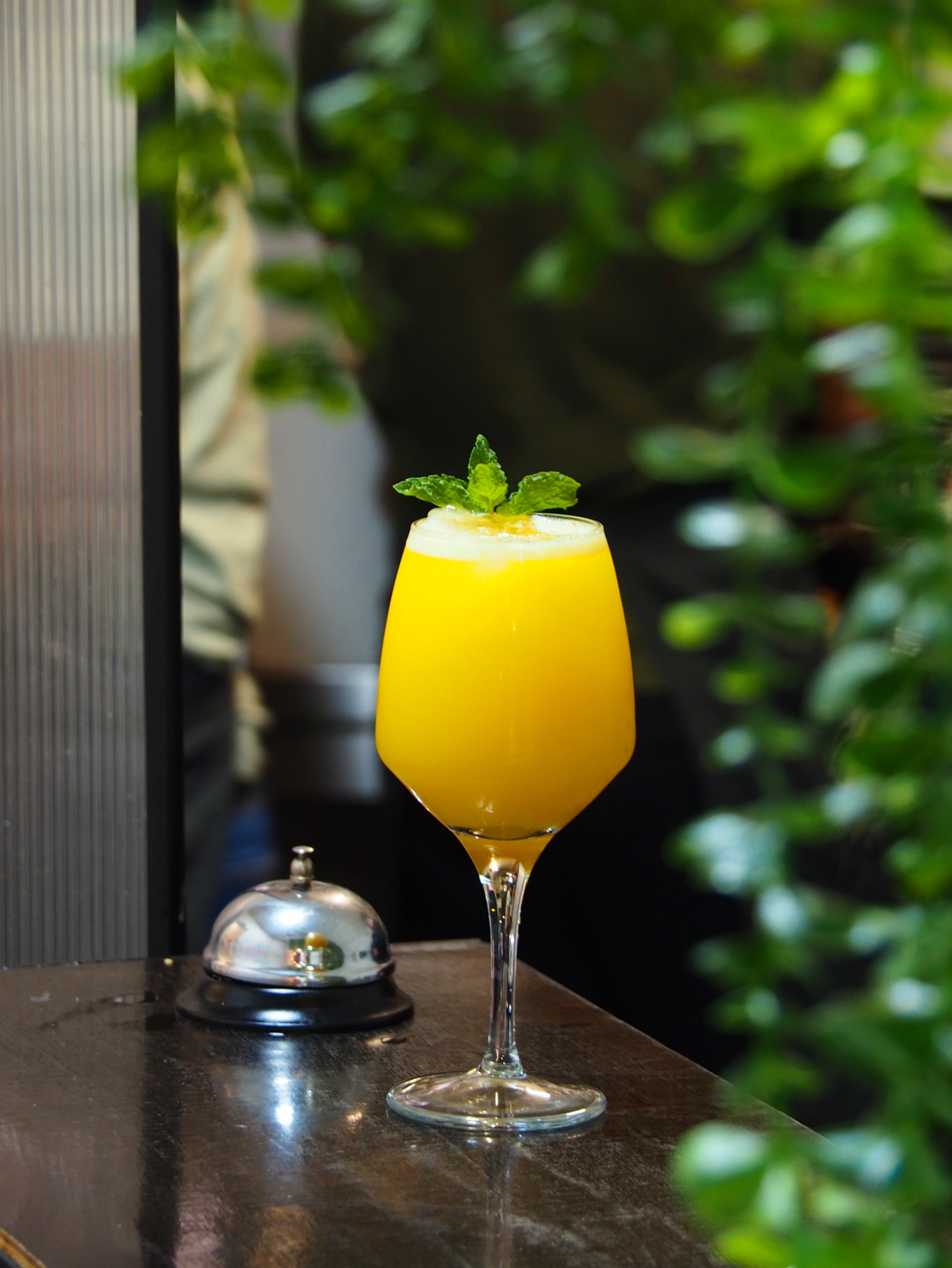 Fresh orange juice at Tanoa
