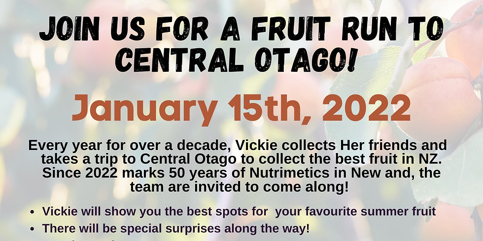 It Starts with YOU: Otago Fruit Run