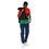 Miniatura: Man wearing red, black, and green shirt in jeans. AndyClyde's