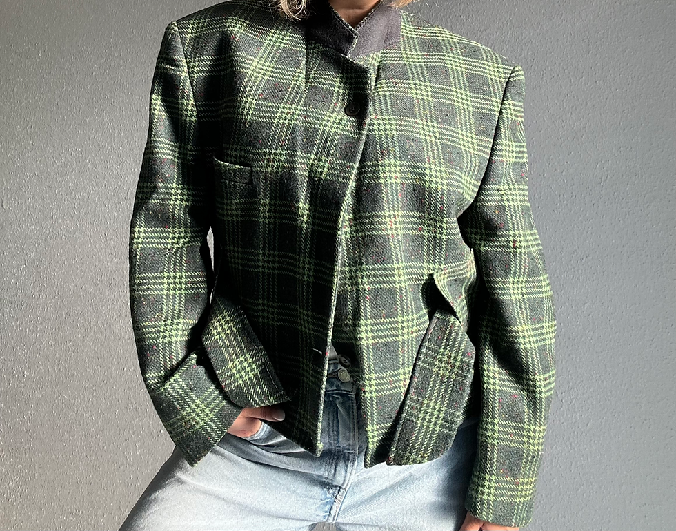 Thumbnail: Belted matcha blazer