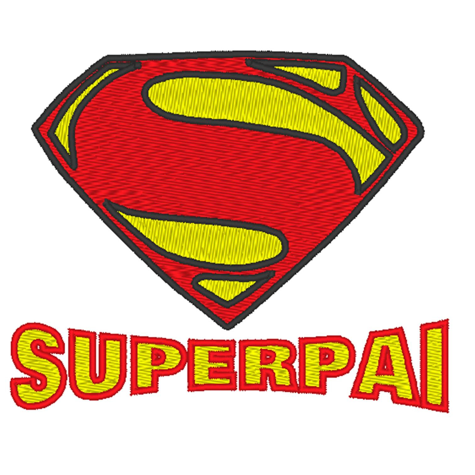 Matriz para Bordar Super Pai