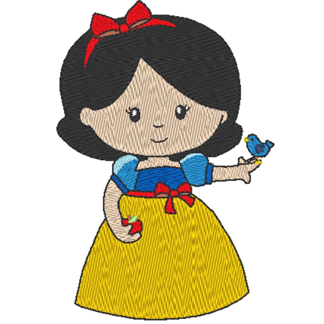 Matriz Para Bordar Branca de Neve Baby